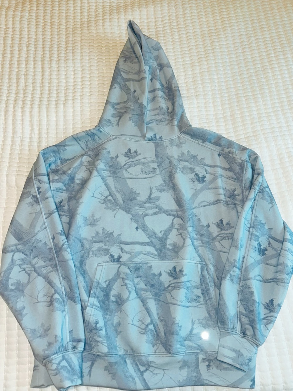 Altar'd State Revival Light Blue Camouflage Women's Hooded lou Sweatshirt